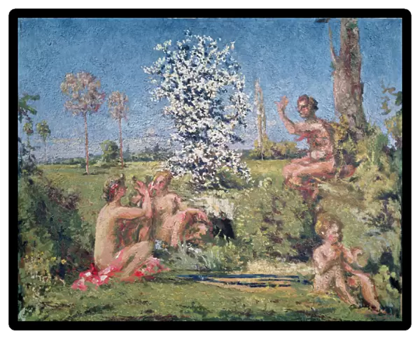 Spring (oil on canvas)