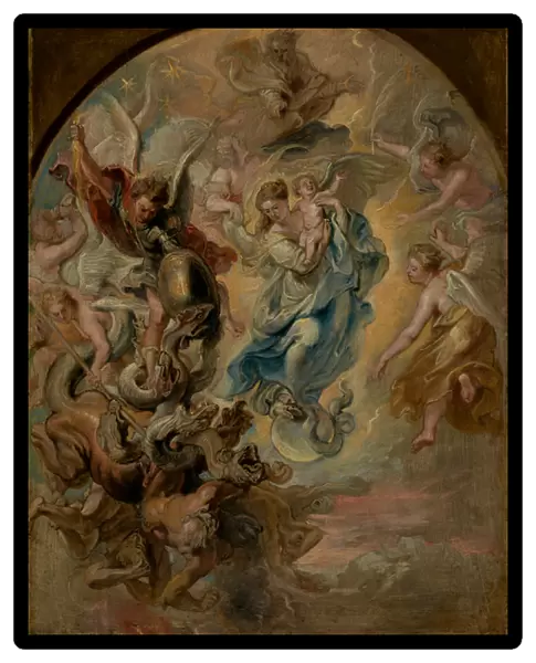 The Virgin as the Woman of the Apocalypse, c. 1623-4 (oil on panel)