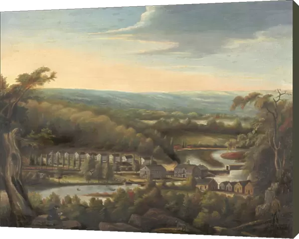 The Eli Whitney Gun Factory, c. 1826-8 (oil on canvas)