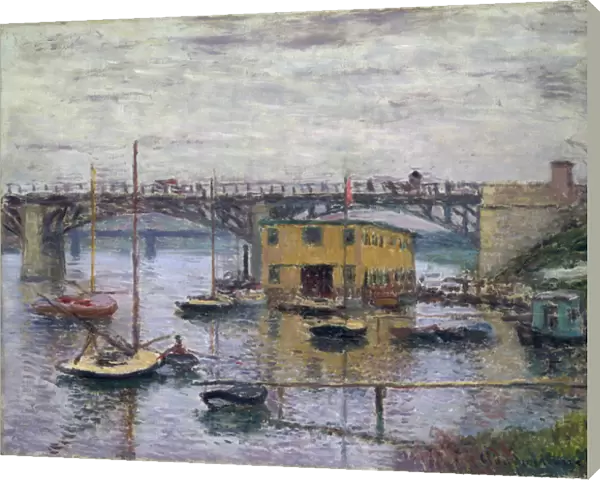 Bridge at Argenteuil on a Gray Day, c. 1876 (oil on canvas)