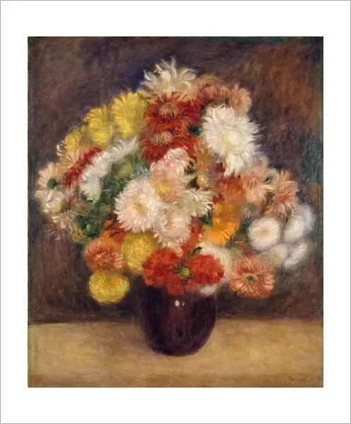 Bouquet of Chrysanthemums, 1881 (oil on canvas)