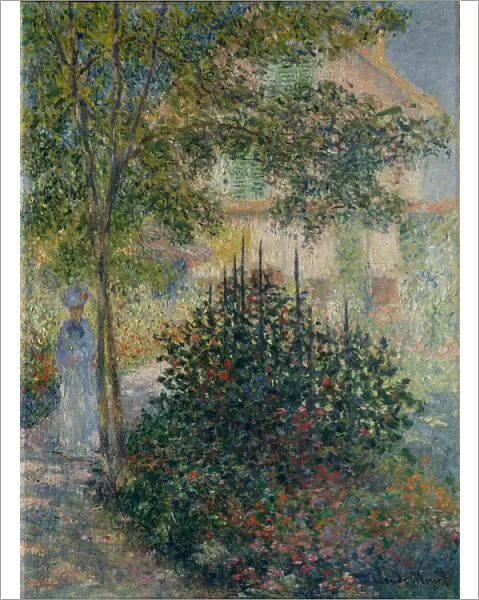 Camille Monet in the Garden at Argenteuil, 1876 (oil on canvas)