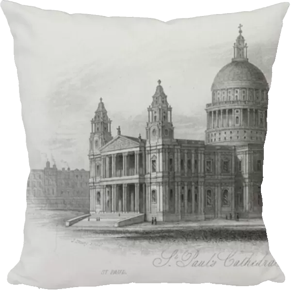 St Pauls Cathedral (engraving)