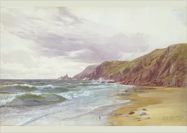 Dale, Pembrokeshire, July 1866 (w  /  c on paper)