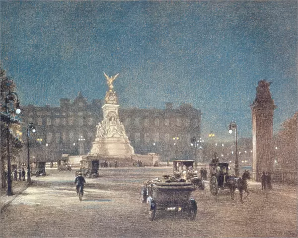 View of Buckingham Palace published by W. M. Power, 1912 (colour litho)