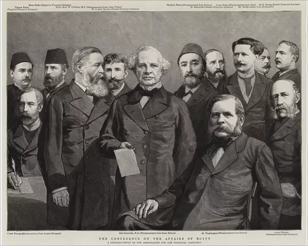 The Conference on the Affairs of Egypt (engraving)