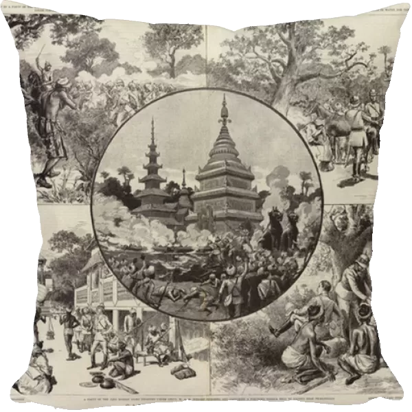 Campaigning in Upper Burma (engraving)