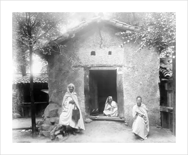 An example of Kabyle House, Paris Exhibition, 1889 (b  /  w photo)