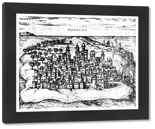 View of Mombaza, from Georg Brauns Civitates orbis terrarum