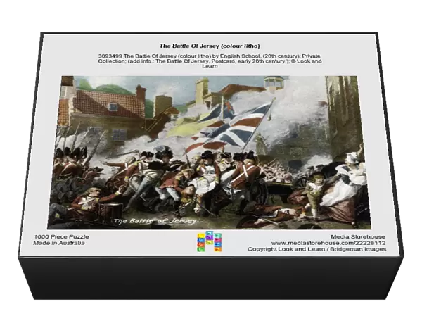 The Battle Of Jersey (colour litho)