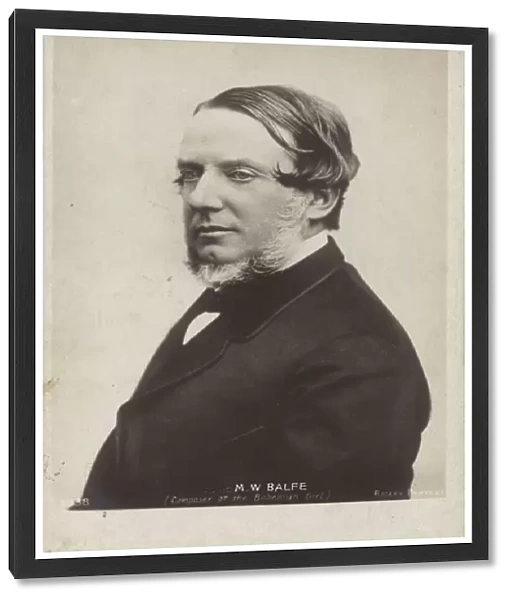 Michael William Balfe, Irish composer (1808-1870) (b  /  w photo)