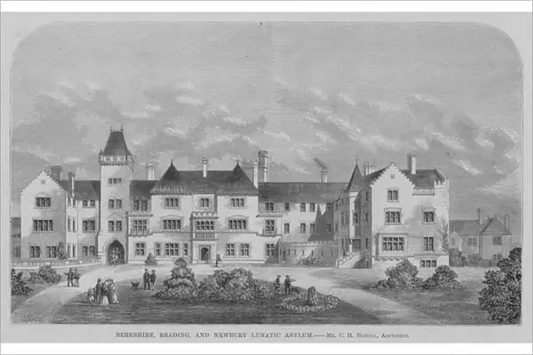 Berkshire, Reading, and Newbury Lunatic Asylum (engraving)