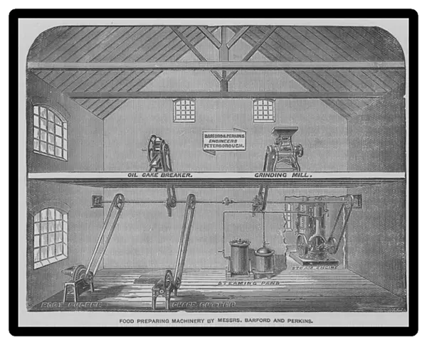 Food preparing machinery by Messrs Barford and Perkins (litho)
