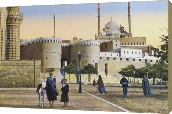 Cairo, The Citadel (coloured photo)