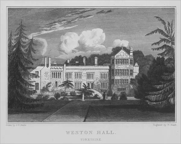 Weston Hall, Yorkshire (engraving)
