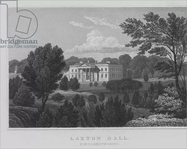 Laxton Hall, Northamptonshire (engraving)