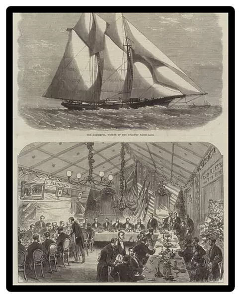 The Atlantic Yacht Race (engraving)