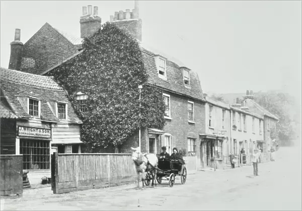 Tottenham Lane, Hornsey: front elevations, c. 1890 (b  /  w photo)