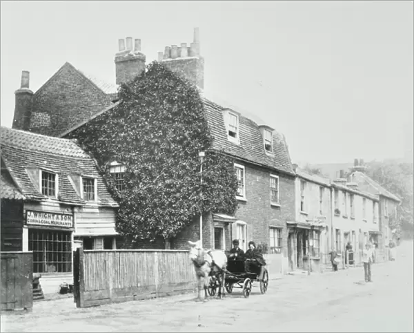 Tottenham Lane, Hornsey: front elevations, c. 1890 (b  /  w photo)