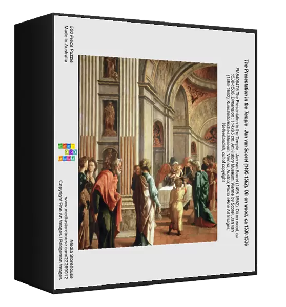 The Presentation in the Temple - Jan van Scorel (1495-1562). Oil on wood, ca 1530-1536