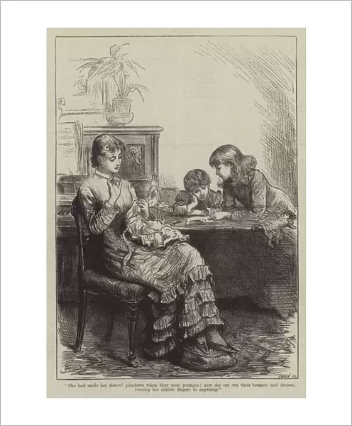 People I Have Met, the Governess (engraving)