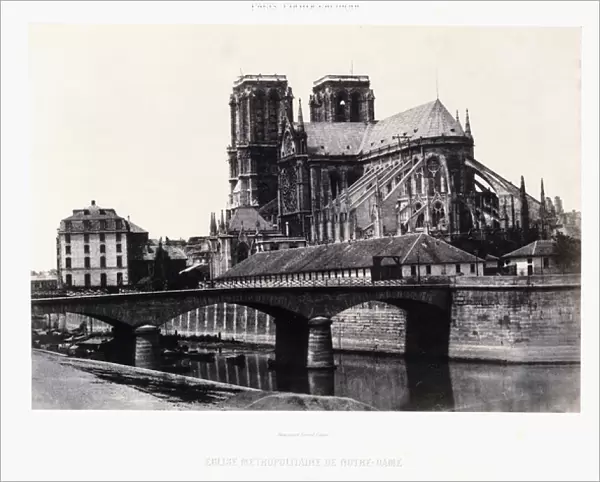 Church of Notre-Dame, XII century, c. 1852 (salt print)
