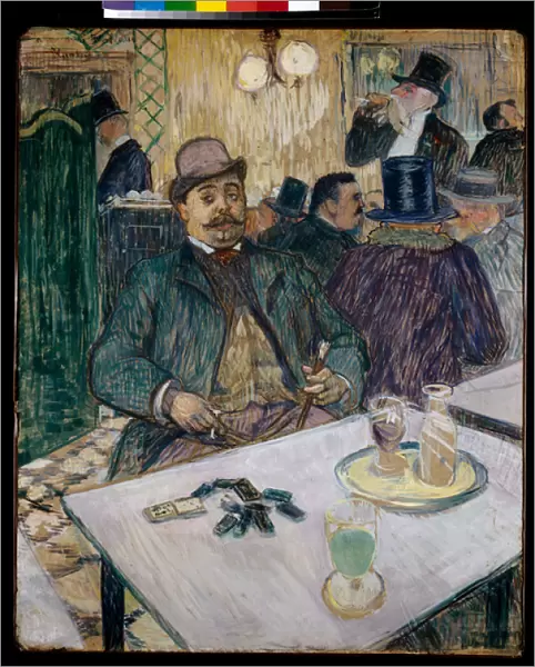 Monsieur Boileau at the Cafe, 1893 (gouache on paper)