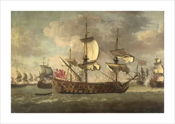 HMS Swiftsure, 1675-80 (oil on canvas)