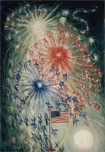 Fourth of July Number 1, 1927 (oil on canvas)