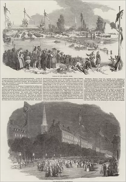 Fetes at Strasburg (engraving)
