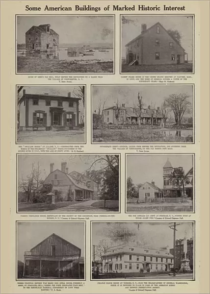 Some American buildings of marked historic interest (b  /  w photo)