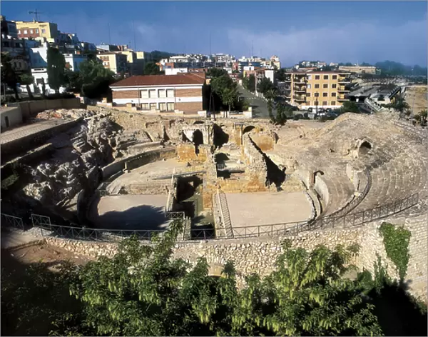Roman amphitheater, Tarragon, Catalonia, Spain, 1st century AD (photo)