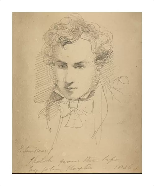 Sir Edwin Landseer, 1826 (pencil on paper)