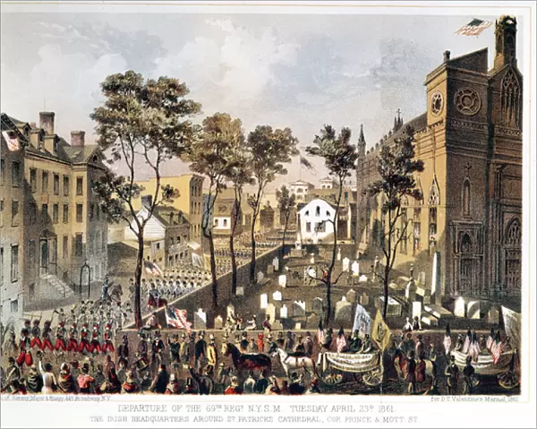 Departure of the 69th Regiment, N. Y. S. M. April 23rd 1861