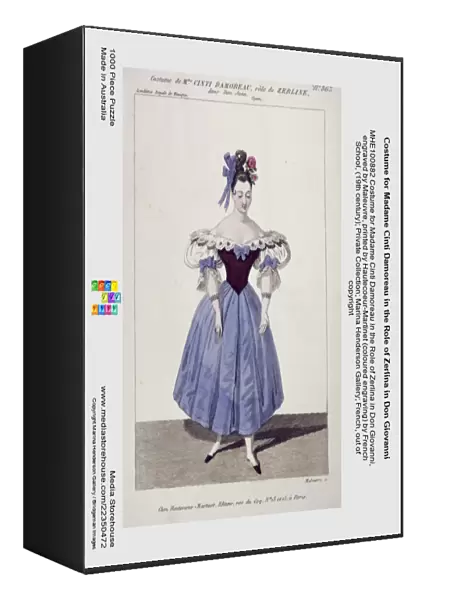 Costume for Madame Cinti Damoreau in the Role of Zerlina in Don Giovanni