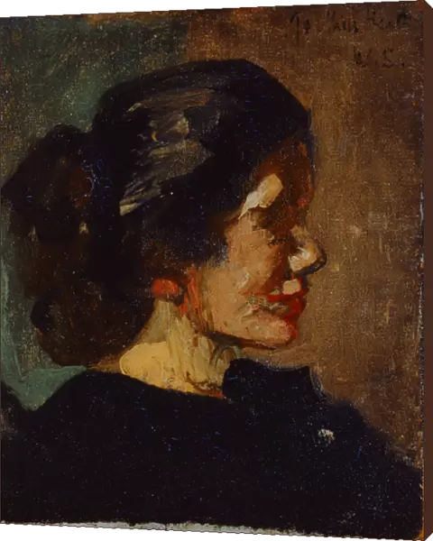 Portrait of Ellen Heath (oil on canvas)