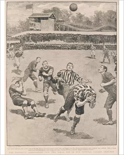 The Football Association Cup - The Final Tie in the Crystal Palace Grounds, 1895 (litho)