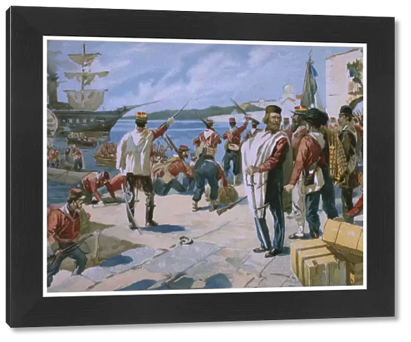 Expedition of the Thousand under the leadership of Giuseppe Garibaldi, landing at Marsala