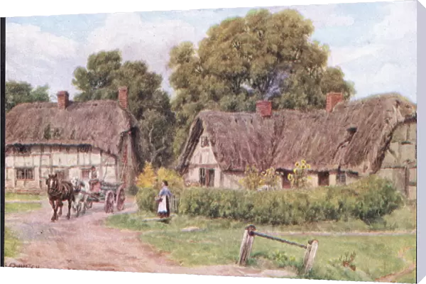 West Hagbourne, Berkshire, from The Cottages and the Village Life of Rural England