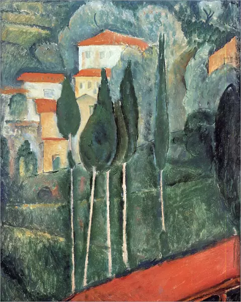 Landscape, South of France, 1919 (oil on canvas)