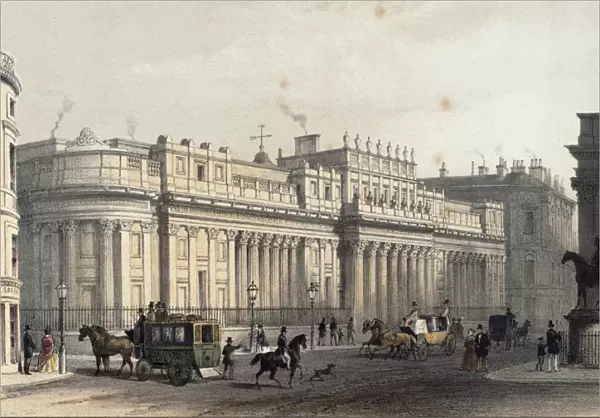 The Bank of England, engraved by Louis-Jules Arnout (1814-68), pub. 1854 by E