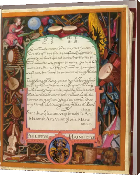 Pages from the Album Amicorum of Philipp Hainhofer, 1596-1633