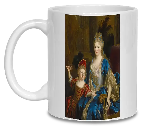 Portrait of Catherine Coustard, Marquise of Castelnau, with her Son Leonor, c