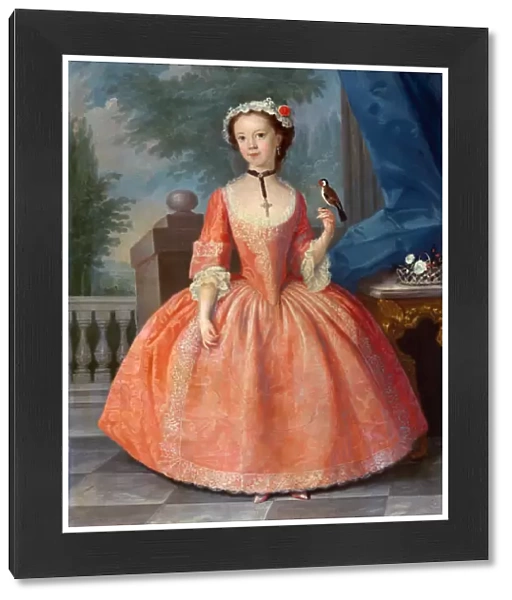 Girl in pink, c. 1740s (oil on canvas)