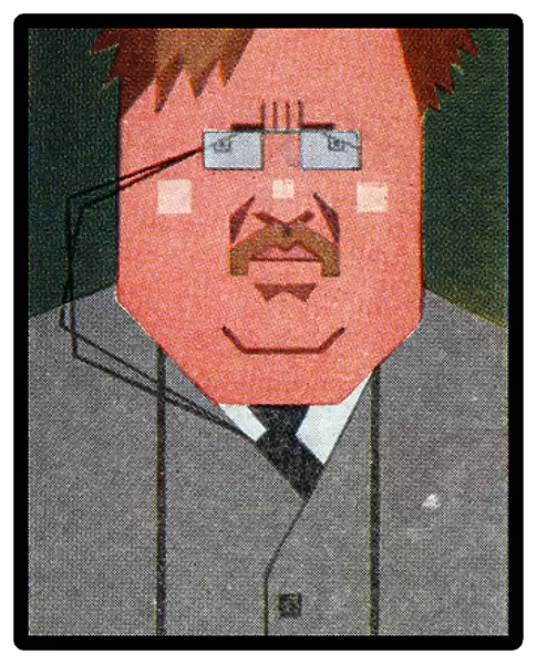 G. K. Chesterton, 1926 (colour litho)