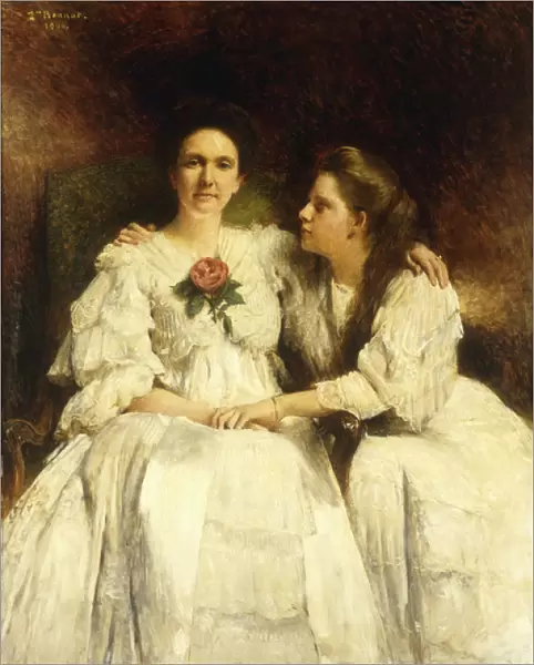 Mother and Daughter, 1905 (oil on canvas)