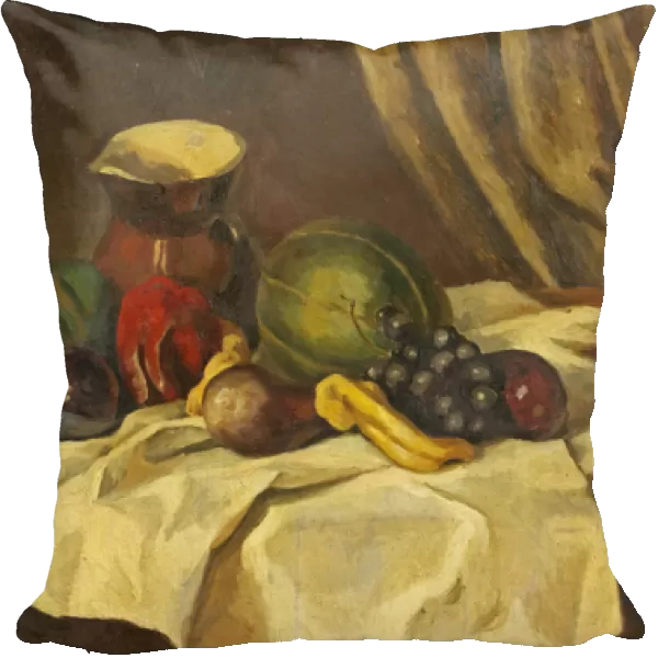 Still Life - Fruit with Jug, 1922 (oil on canvas)