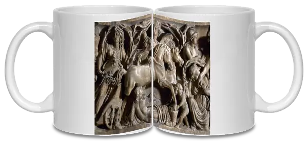 Rapture of Proserpina, detail (marble)