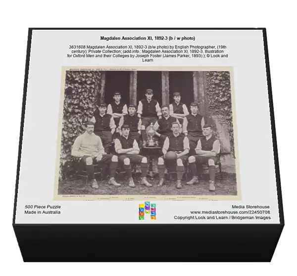 Magdalen Association XI, 1892-3 (b  /  w photo)