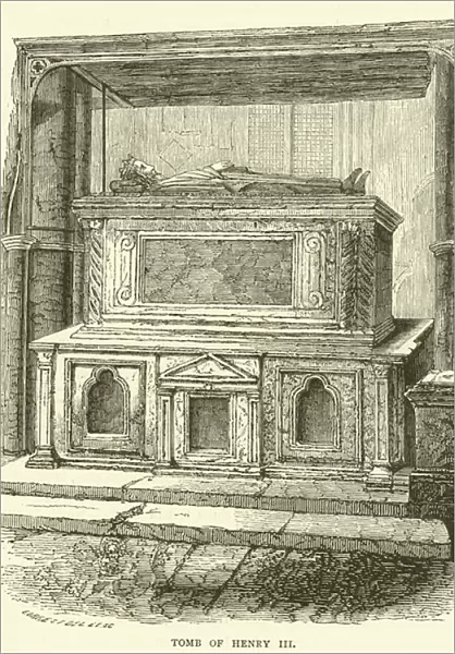 Tomb of Henry III (engraving)